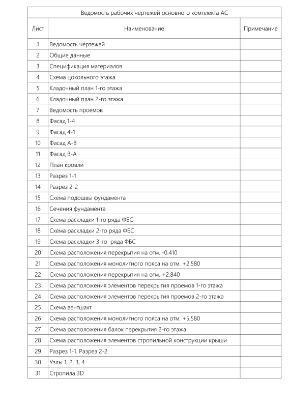 С06-Проект двухэтажного дома из газобетона