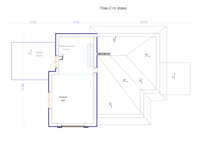 С12-Проект двухэтажного дома из газобетона